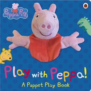 PEPPA PIG: PLAY WITH PEPPA HAND PUPPET BOOK หนังสือใหม่ English Book พร้อมส่ง