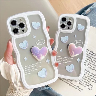 ส่งตรงจากไทย เคสมือถือลายหัวใจ พิมลายหวานๆลายหัวใจ cs64 พร้อมสายคล้องมือ สุดโซคิ้ว