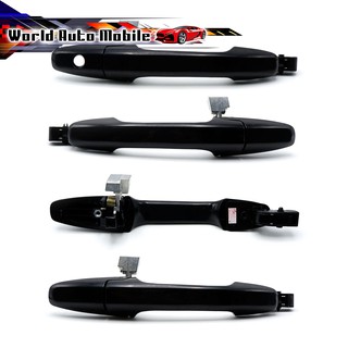 ชุด มือเปิดนอก 4ประตู หน้า+หลัง ซ้าย+ขวา สีดำ Honda  Civic FD 1800 Sedan Rh Driver ปี 2006 - 2011