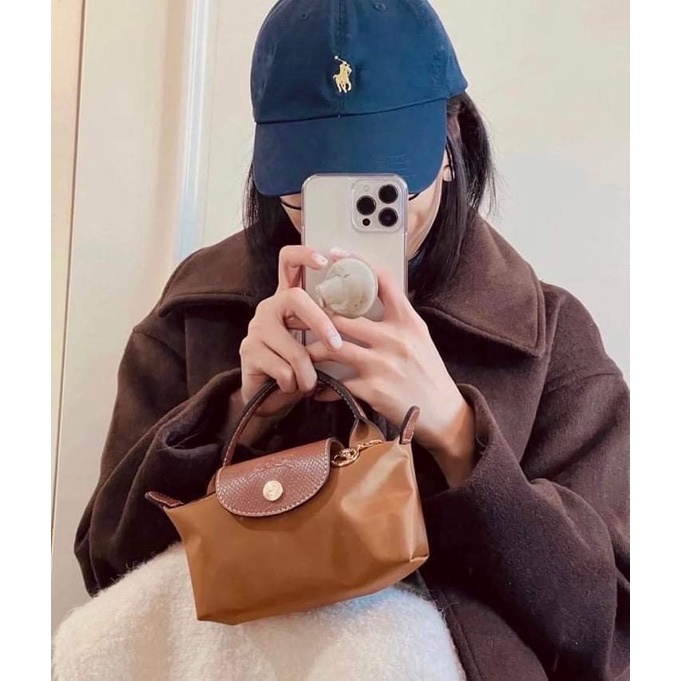 พร้อมส่งLongchamp cosmetic สีCognac