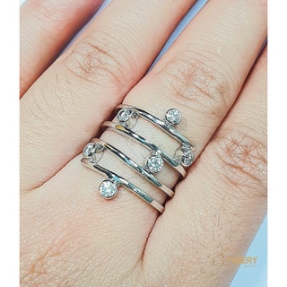 แหวน 18k. white gold 5.40กรัม