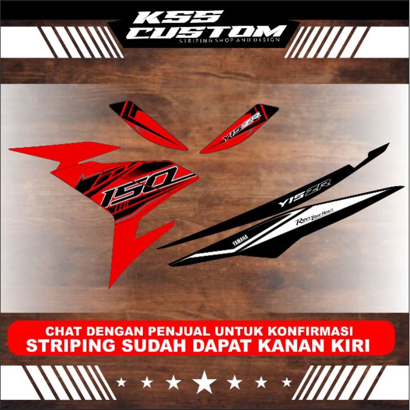 MX KING Y15ZR STRIPING - MX KING แถบหลากหลาย - สติ๊กเกอร์ MX KING มาเลเซีย - แถบ MX KING THAILAND