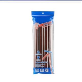 หลอดขาวหุ้มกระดาษ SUN STRAW (35 เส้น) |