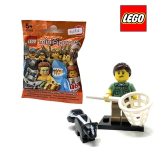 LEGO เลโก้แท้ 100% มินิฟิกเกอร์ Mini Figures 71011  คนจับสกังก์ ของใหม่พร้อมส่ง ยังไม่แกะ