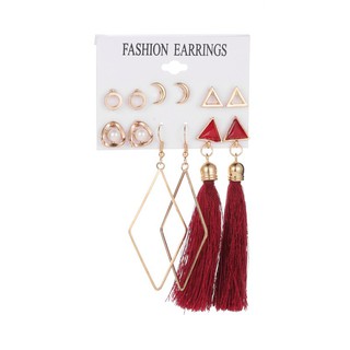 ตุ้มหูแฟชั่น ต่างหูแฟชั่น ตุ้มหูแบบเซ็ท หลากหลายรูปแบบ Women Earring, Fashion Earring