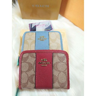 🎁SALE🎁⚡149บาท ⚡Coach กระเป๋าสตางค์มาพร้อมกล่องการ์ดและถุงผ้า