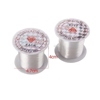 (พร้อมส่ง) เอ็นพันมอสและต้นไม้น้ำ สีใส ความยาว 180 เมตร