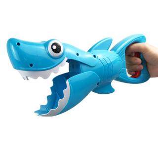 Shark Grabber Bath Toy for Boys Girls Catch Game with 4 Fishes Bathtub Fishing