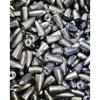 Hot !!!   ตะกั่วตกปลา หน้าดิน ทรงจรวด (ขายเป็นลูก)