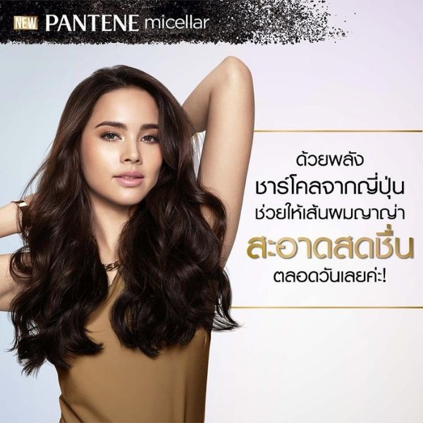 Pantene แพนทีนไมเซล่า ชาร์โคล ครีมนวด 530 มล. Pantene Micellar Detox&Scalp Cleanse Conditioner 530 ml - รูปที่ 3