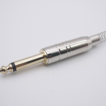6 . 35 มม. 1/4 male plug jack 3 pole mono อุปกรณ์ปลั๊กเสียบเชื่อมต่อเสียงหูฟังพร้อมสปริง