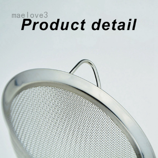 Food Strainer Premium Stainless Steel Fine Mesh Strainers Sieve With Long Handle For Fruit Vegetable