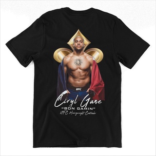 เสื้อยืดคอกลมUfc เสื้อยืด ลายกราฟฟิค ciryl Bon gamin Gane-custom DTG VA2YS-4XL