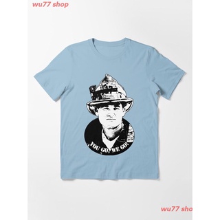 New You Go, We Go - Backdraft - Bull Sticker Essential T-Shirt เสื้อยืด ดพิมพ์ลาย เสื้อยืดผ้าฝ้าย คอกลม cotton ความนิยม