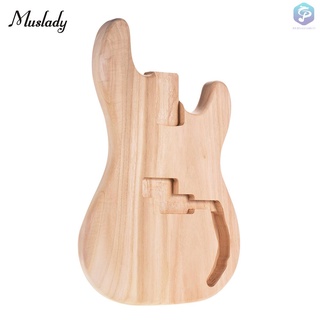 Muslady Pb-T02 อะไหล่ไม้เปล่าสําหรับกีตาร์ไฟฟ้าเบส Pb Diy