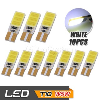 65Infinite (แพ๊ค 10 COB LED T10 W5W สีขาว) COB LED T10 W5W รุ่นความสว่างสูง 6W 380LM ไฟหรี่ ไฟส่องป้ายทะเบียน