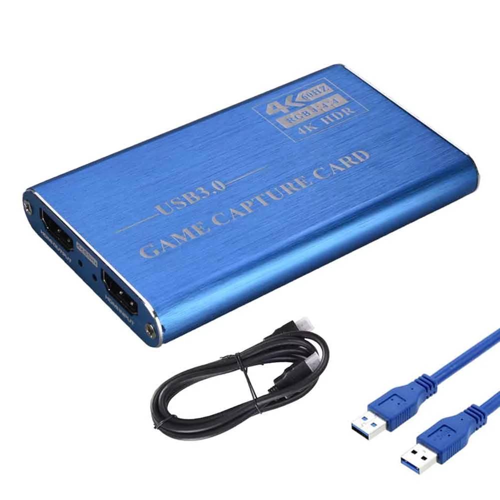 USB3.0 Game Capture card 4K 1080P USB3 .0 video capture สําหรับเกม live stream 4k