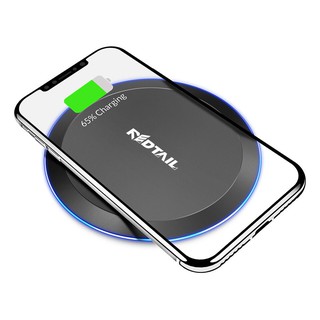 ที่ชาร์จไร้สาย REDTAIL 10W Wireless Charger รองรับการชาร์จเร็ว เหมาะสำหรับ iPhone, Samsung และโทรศัพท์ทุกรุ่นที่รองรับ