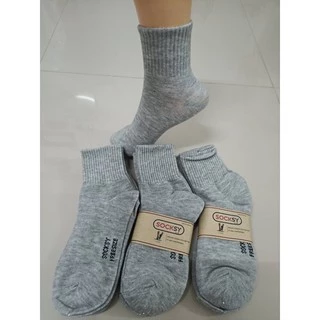 38.ถุงเท้าข้อกลางป้าย socksy ราคายกโหลมี12 คู่