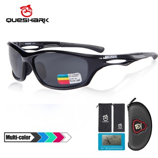 Queshark  แว่นกันแดด polarized สําหรับเล่นกีฬา QE11