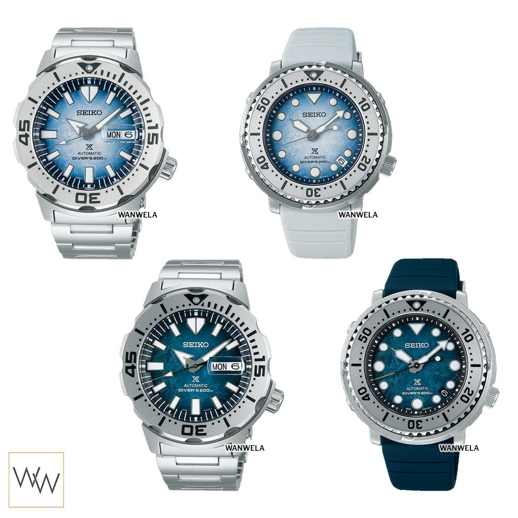 ของแท้ นาฬิกาข้อมือ Seiko Prospex Save The Ocean Antarctica ประกันศูนย์ไทย