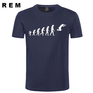 เสื้อยืดแขนสั้น คอกลม พิมพ์ลาย The Evolution Of Parkour ราคาถูก สําหรับผู้ชาย