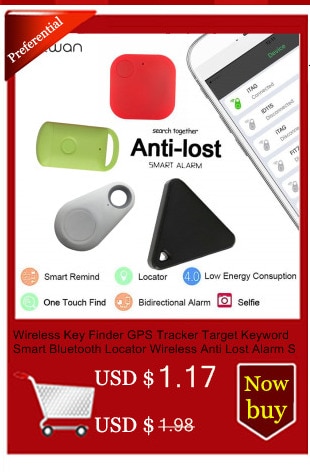 hiriyt Mini Portable Round Shape Bluetooth Intelligent Anti-Lost Device GPS Tracker GPS Trackers 
