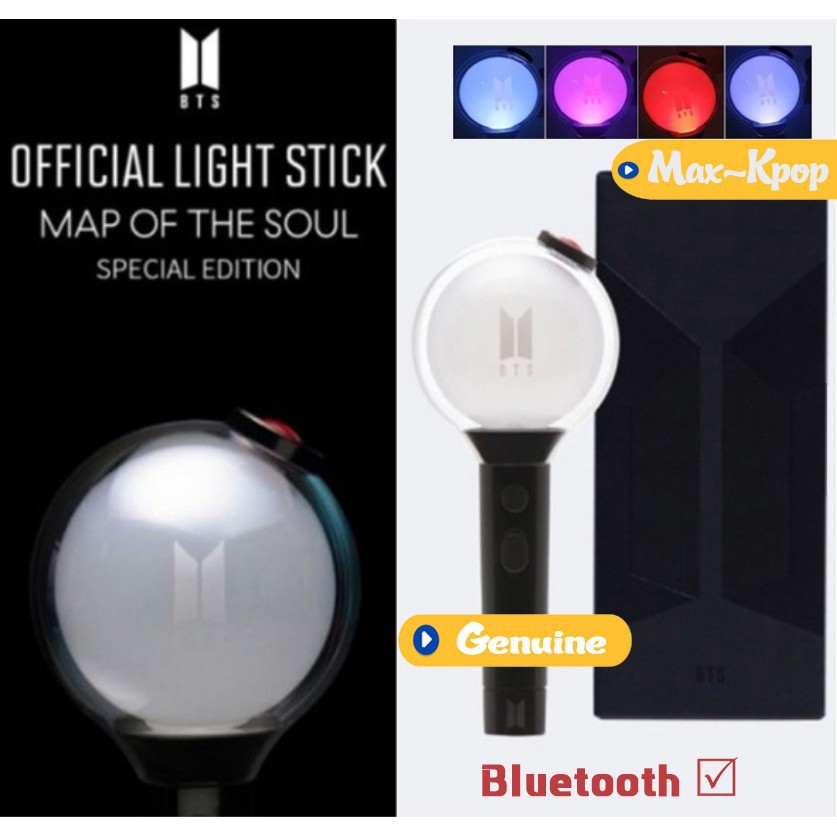 [READYSTOCK] BTS Official Light Stick Ver 4 Army Bomb Ver 4 Special Edition Map Of The Soul