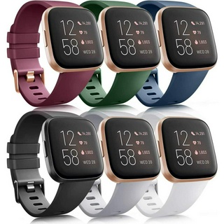 สายนาฬิกาข้อมือซิลิโคน แบบเปลี่ยน สําหรับ Fitbit Versa 2 Fitbit Versa Lite Versa2 Versa Versa SE