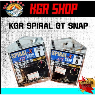 กิ๊ป KGR SPIRAL GT SNAP 1 ซองมี 6 ตัว