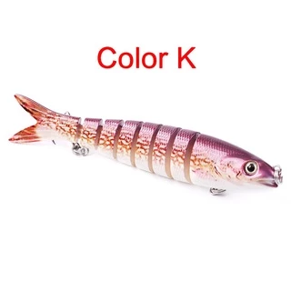 เหยื่อตกปลาแข็ง 19g 13.28cm - เหยื่อว่ายน้ําหลายข้อต่อ 12 สี