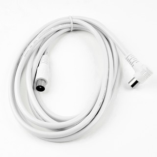 สายอากาศทีวี ความยาว 1.8m -10m TV antenna cable 1.8m - 10m (White)