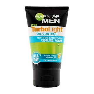 🔥ค่าส่งถูก ของแท้ ส่งเร็ว🔥GARNIER Men Turbolight Oil Control Cooling Foam 100ml การ์นิเย่ เมน เทอร์โบไลท์ ออย คูลลิ่ง