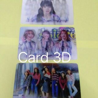 Card 3d  Bnk48
 น่ารักโดนใจ มาใหม่ ( 1ใบเหมือนได้2รูป)ว้าวๆ
#card3d#bnk48ราคาใบละ29บาท