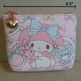 กระเป๋าเหรียญ ลาย มายเมโลดี้ mymelody ขนาด 4.5x4 นิ้ว