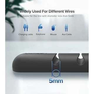 UGREEN รุ่น 50320 ที่ล๊อกสายเคเบิล 7 ช่องเสียบ Cable Organizer