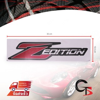 Sticker สติ๊กเกอร์ แต่งรถ สติ๊กเกอร์ติดข้างรถ "Z EDITION" ข้างซ้าย+ขวา สีแดง+เทา สำหรับ Toyota Revo,Rocco ปี 2015-2020