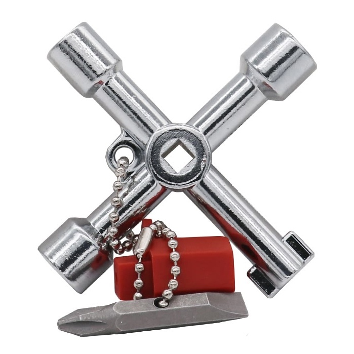 R3w BST 5 in 1 ประแจมัลติฟังก์ชั่นพร้อมไขควงบวกลบ - GT-J1 - สีเงิน