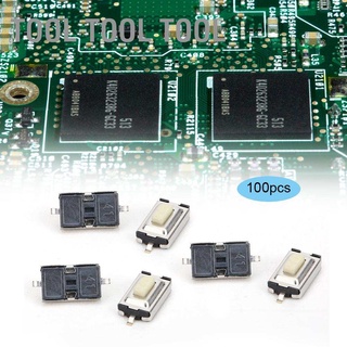 สวิทช์ปุ่มกดแบบสัมผัส Smd 3x6 2.5 มม. 100 ชิ้น