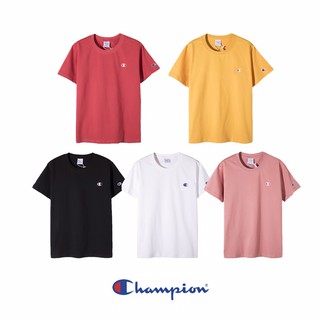 ของแท้ Champion Small C งานปัก คอกลม เสื้อยืด คอตโต้ 100%