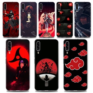 เคสโทรศัพท์มือถือ ซิลิโคนนุ่ม TPU ใส ลายการ์ตูนนารูโตะ Akatsuki Itachi สําหรับ Samsung Galaxy Note 20 Ultra 5G 9 10 Lite Plus A50 A70 A20 A01