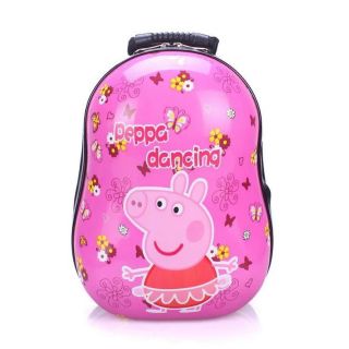 กระเป๋าเด็ก ลาย peppa dancing 
ขนาด 32*15*24 cm