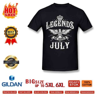 Chonghaijia Xs-6Xl เสื้อยืดคอกลมแขนสั้นพิมพ์ลาย Big T Legends Are Born In July Creator สําหรับเด็ก