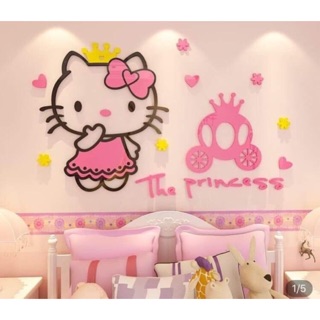 Hello Kitty แผ่นอะคริลิก 3D ขนาด 50*80cm.