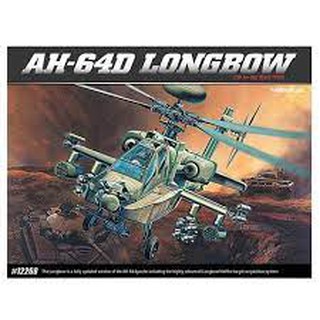 โมเดลเฮลิคอปเตอร์ Academy Model 1/48 AC12268 AH-64D LONGBOW