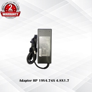 Adapter HP 19V4.74A *4.8x1.7* / อแดปเตอร์โน๊ตบุ๊ค เอชพี 19v4.74a *4.8x1.7 * หัว BULLET ของแท้แถมฟรีสายไฟ AC *ประกัน 2 ปี