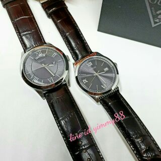 Guess Baxter watch  Leather strap   40mm+ 36 mm