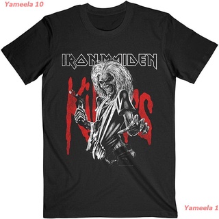 เสื้อยืดผ้าฝ้ายพิมพ์ลายขายดีIron Maiden Killers Eddie Distressed T-Shirt ไอเอิร์นเมเดน วงร็อค เสื้อพิมพ์ลาย เสื้อแนวสตรี