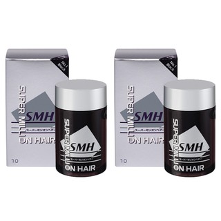 SUPER MILLION HAIR ผลิตภัณฑ์ปิดผมบาง ซุปเปอร์ มิลเลี่ยน แฮร์ สีดำ ชุดละ 2 กระปุก กระปุกละ 10 กรัม / SUPER MILLION HAIR H