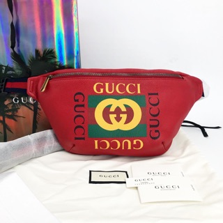 New! Gucci Print Belt bag Size Big